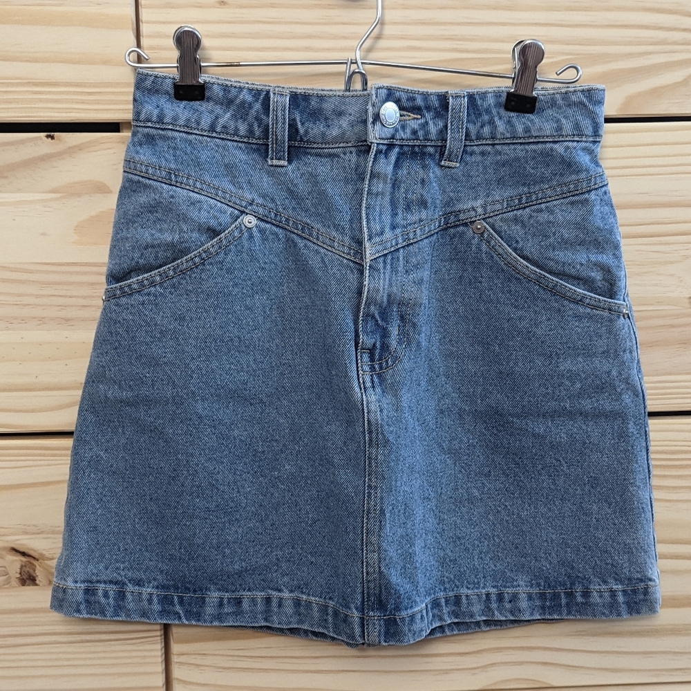 Frank & Oak Denim Skirt Size Small